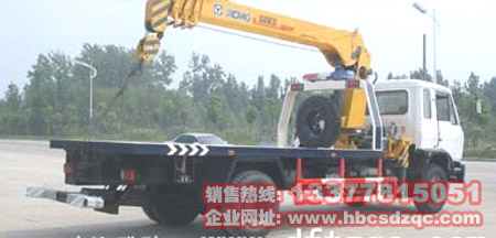 隨車吊帶清障車圖片
