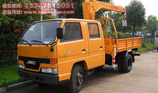 2噸江鈴雙排隨車(chē)吊圖片