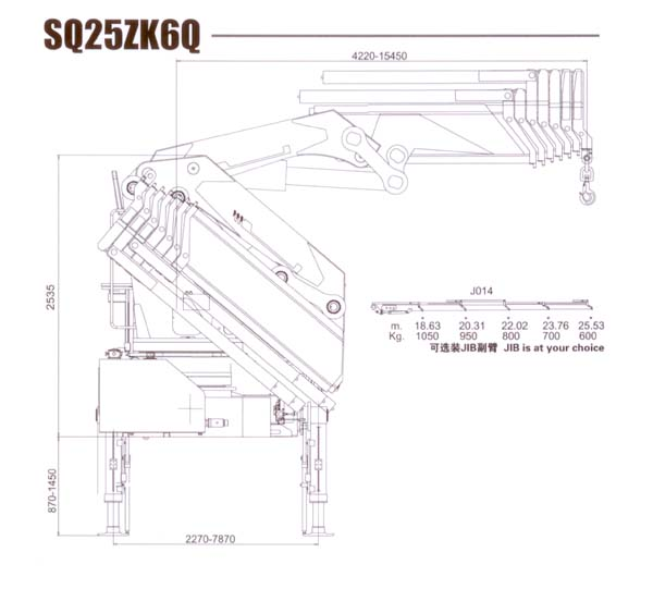 25噸折臂隨車吊參數(shù)